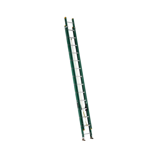ESCALERA EXTENSION FIBRA DE VIDRIO VERDE 5.19mts 20 PELDAÑOS (175kg) PROF CUPRUM 618-20N
