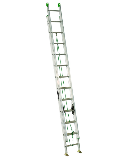ESCALERA EXTENSION ALUMINIO 6.38mts 24 PELDAÑOS (175kg) PROFESIONAL CUPRUM C-2224-24PG