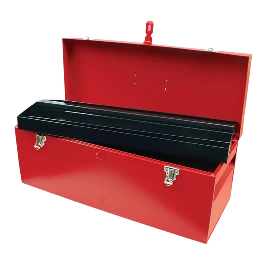CAJA PORTAHERRAMIENTAS LISA IGLESIAS #16 ROJA CON BROCHE 40.5 X 16.5 X 18CM