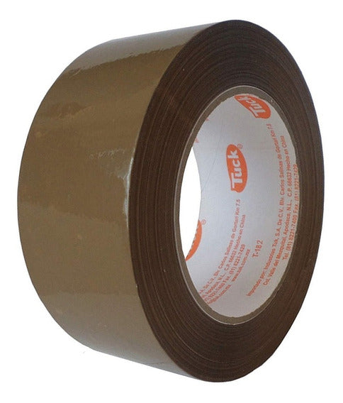CINTA PARA EMPAQUE (CANELA) (NARANJA-COMERCIAL) 48mm X 100m (2'') TUK 182C