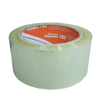 CINTA PARA EMPAQUE TRANSPARENTE (NARANJA-COMERCIAL) 48mm X 100m (2'') TUK 182T
