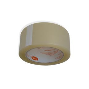 CINTA PARA EMPAQUE TRANSPARENTE (NARANJA-COMERCIAL) 48mm X 150m (2'') TUK 182T