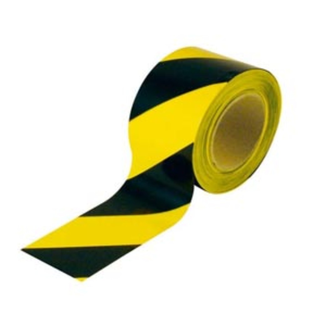CINTA DELIMITADORA AMARILLA CON NEGRO  48mm X 33m (2") TUK 340 A-N 434003/434095