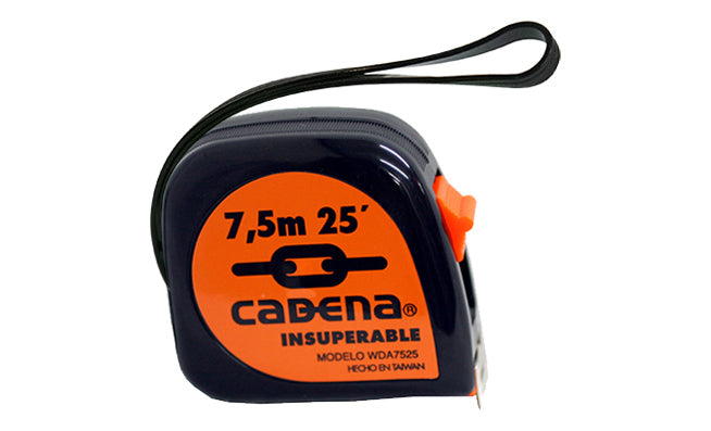 FLEXOMETRO 7.5m X 25mm CADENA WDA-7525