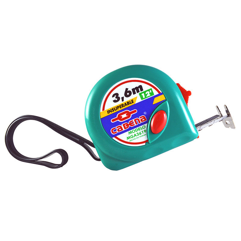 FLEXOMETRO CADENA 3.6m 20mm CADENA MGA-3619