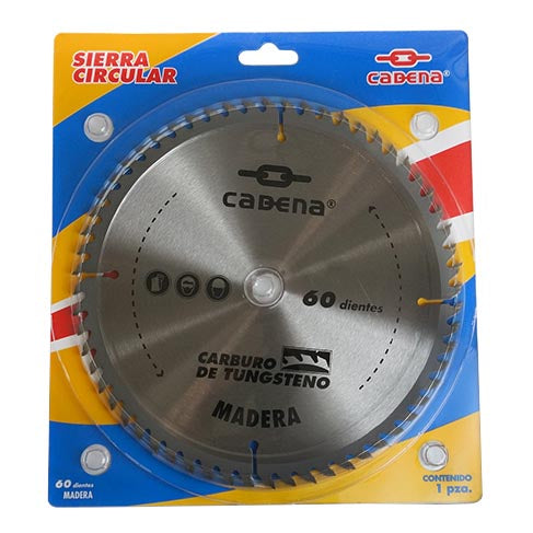 SIERRA CIRCULAR DE CARBURO 10" X 60D CADENA