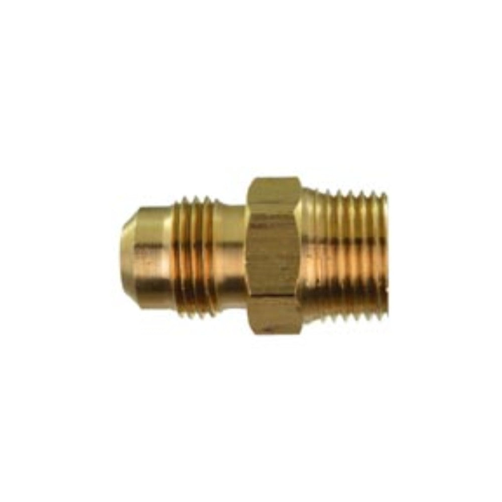 NIPLE TERMINAL 5/16" FLARE X 1/2" NPT (8 X 13mm) PARA GAS (LIGERA)