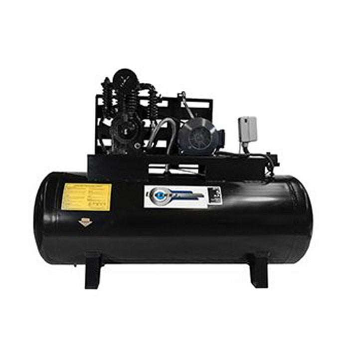 COMPRESOR HORIZONTAL 5HP 500lts (175 PSI) 220/440V (CON ARRANCADOR) CARROLL CAR-H505TI-AR