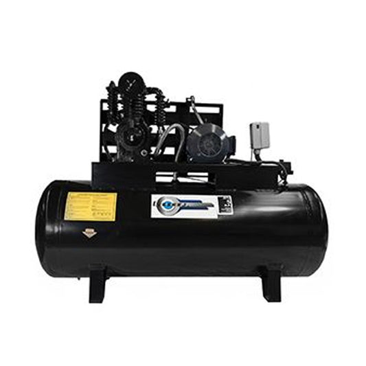 COMPRESOR HORIZONTAL 5HP 500lts (175 PSI) 220/440V (CON ARRANCADOR) CARROLL CAR-H505TI-AR