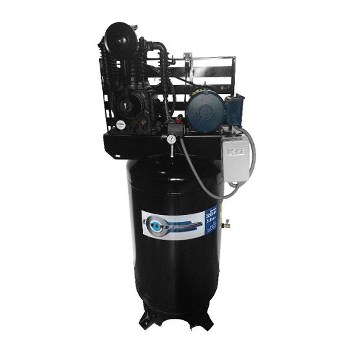 COMPRESOR VERTICAL 5HP 300lts (175 PSI) 220/2"440V (CON ARRANCADOR) CARROLL CAR-V305TI-AR