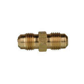 NIPLE UNION FLARE 5/16" X 5/16" (8 X 8mm) PARA GAS (LIGERA)
