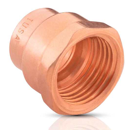 CONECTOR DE COBRE ROSCA INTERIOR 1" A0120325