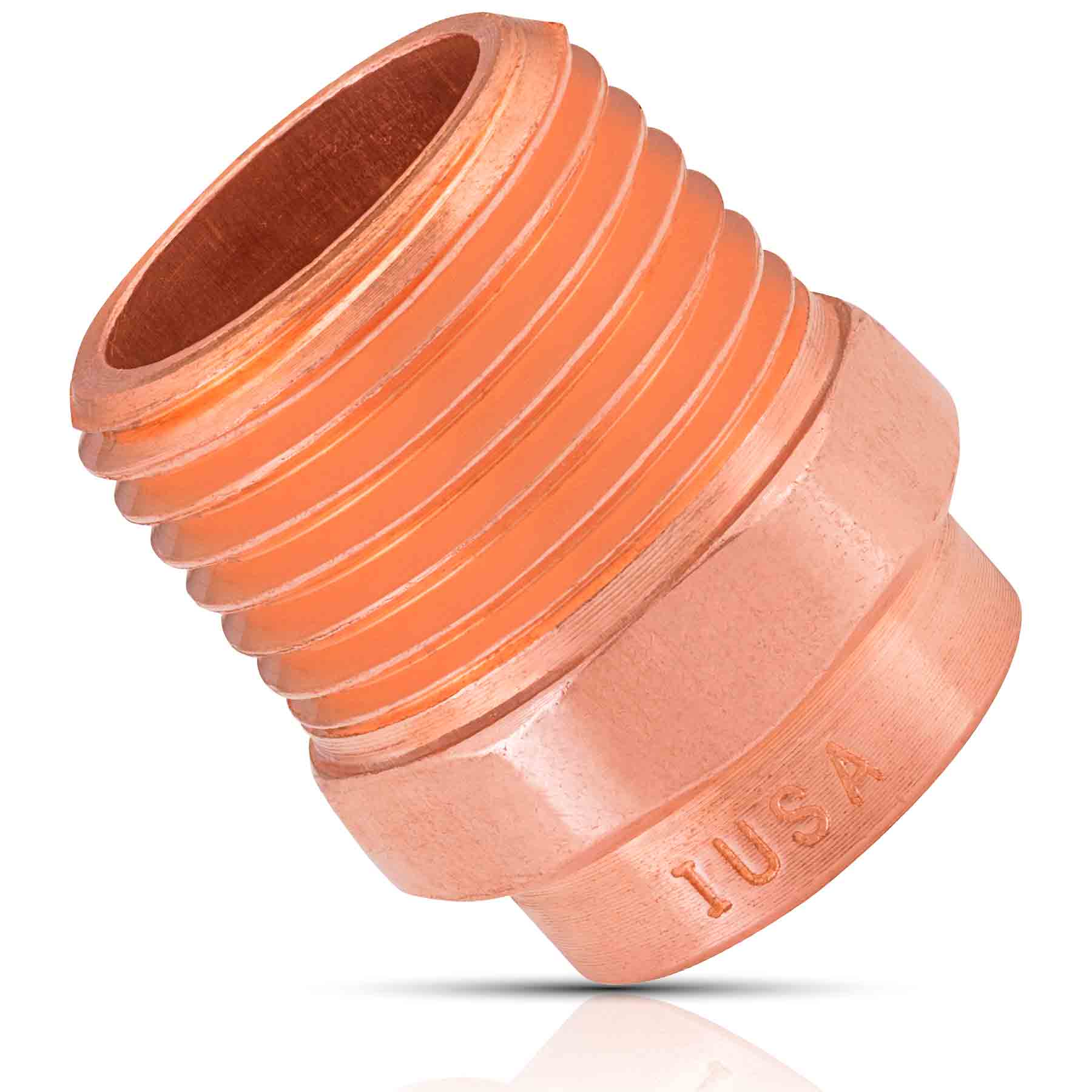 CONECTOR DE COBRE ROSCA EXTERIOR 1" A0120425