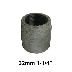 COPLE LISO GALVANIZADO 1-1/4" (32mm)