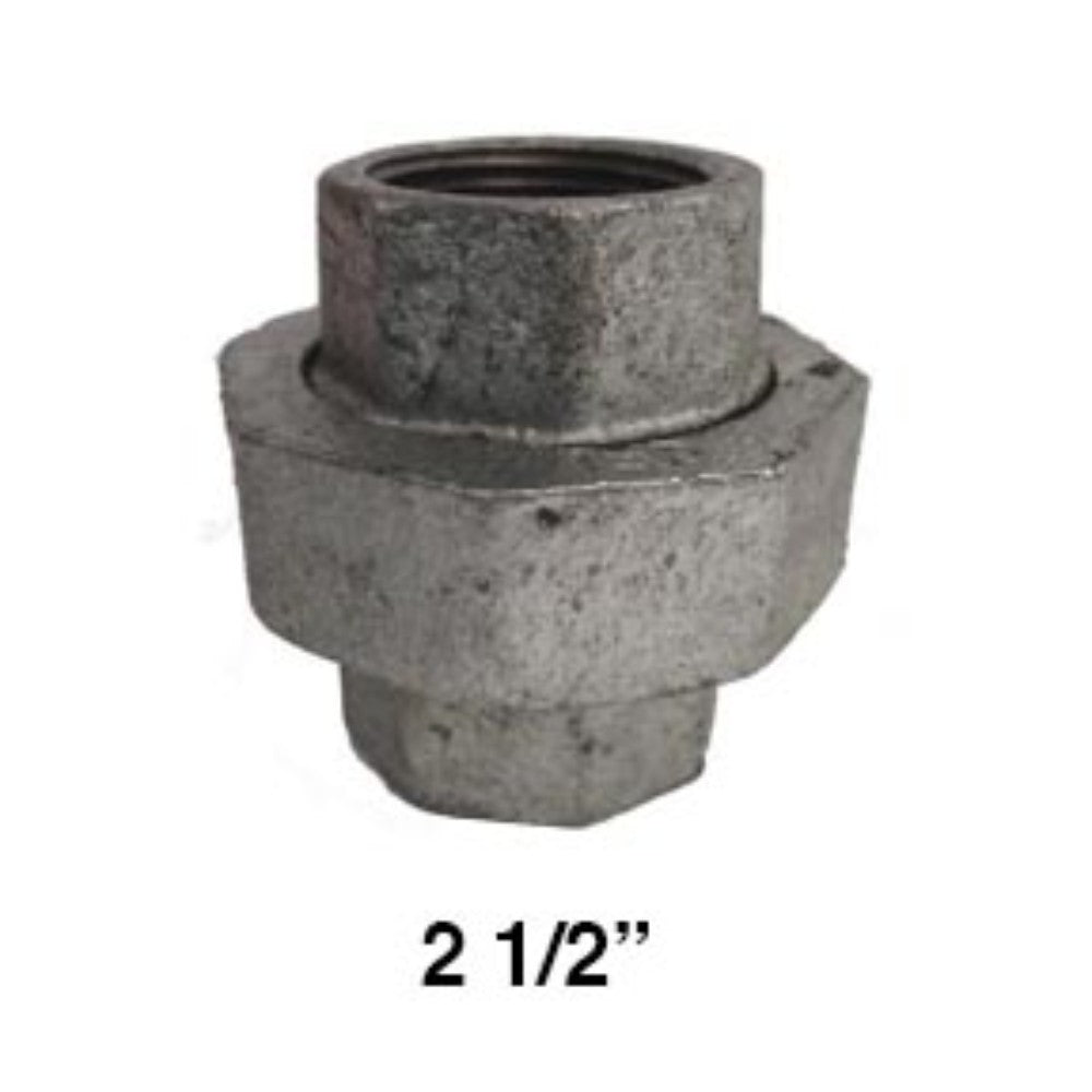 TUERCA UNION GALVANIZADA ASTO DE BRONCE 2-1/2" (63mm)