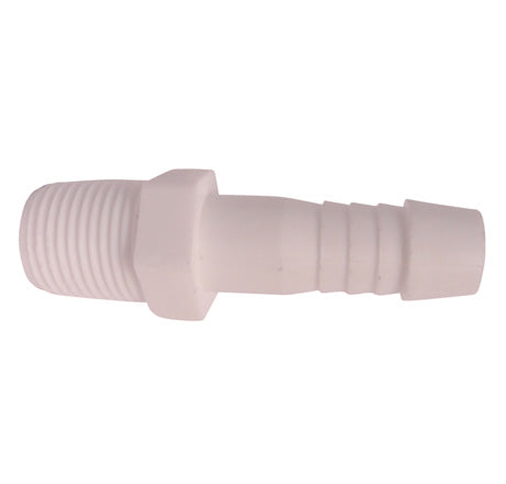 ADAPTADOR DE INSERCION PLASTICO (RECTO ROSCA ESPIGA) 1-1/2