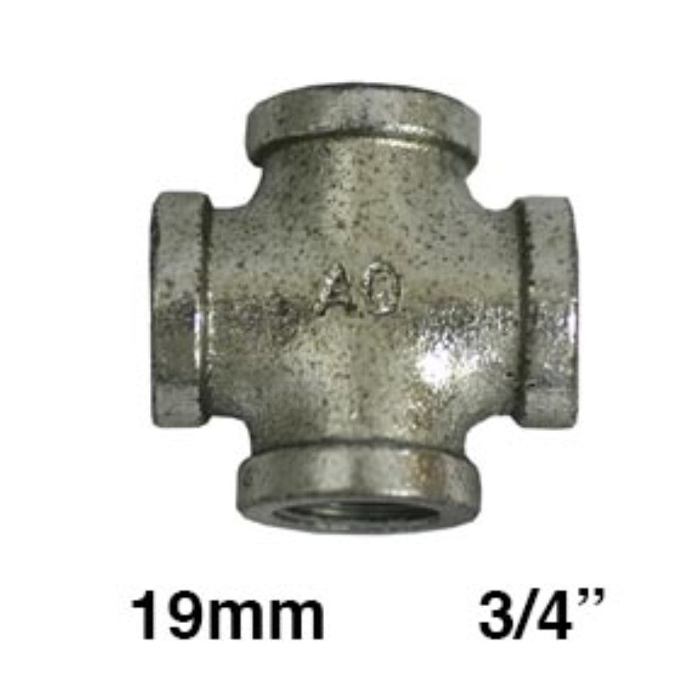 CRUZ REFORZADA GALVANIZADA 3/4" (19mm)