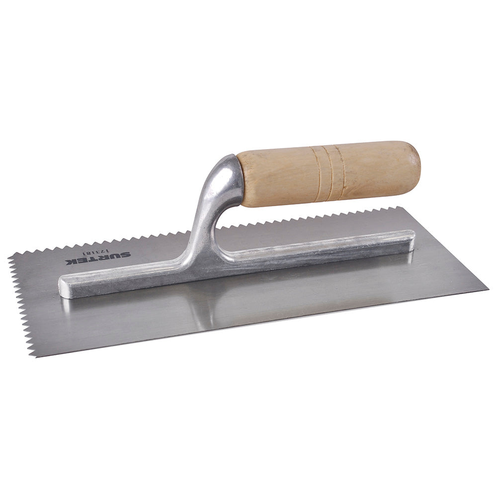 LLANA PROFESIONAL MANGO DE MADERA 11X5" 10 REMACHES DENTADA SURTEK 123181