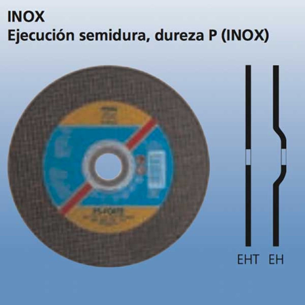 DISCO CORTE INOX 4-1/2 X 3/64 X 7/8 PFERD 560266