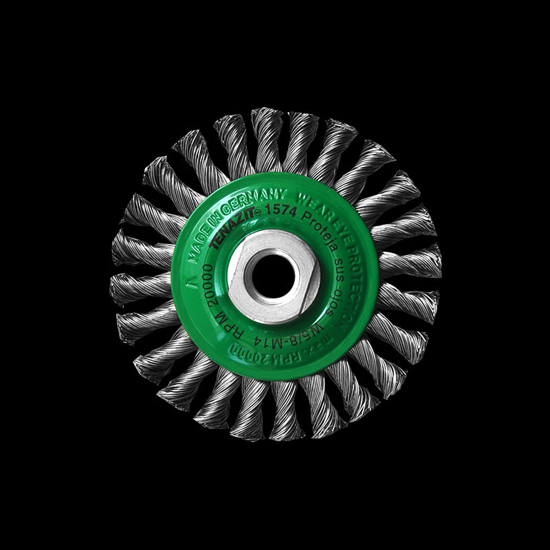 CEPILLO CIRCULAR TRENZADO ACERO 4"  MULTI-ROSCA AUSTROMEX 1574