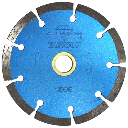 DISCO DIAMANTE SEGMENTADO 4-1/2 X 7/8 USO GENERAL (AZUL) EASY CUT AUSTROMEX 1505