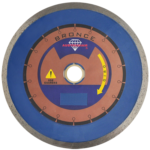 DISCO DIAMANTE RIN CONTINUO 4-1/2 X .08X7/8 USO GENERAL (AZUL)  AUSTROMEX 1549