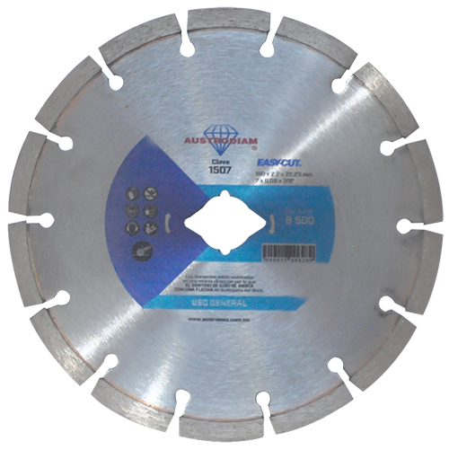 DISCO DIAMANTE 7" X 7/8" RIN SEGMENTADO USO GENERAL AUSTROMEX 1507