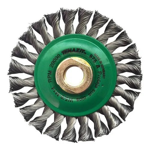CEPILLO CIRCULAR TRENZADO ACERO 4" MULTI-ROSCA AUSTROMEX 975