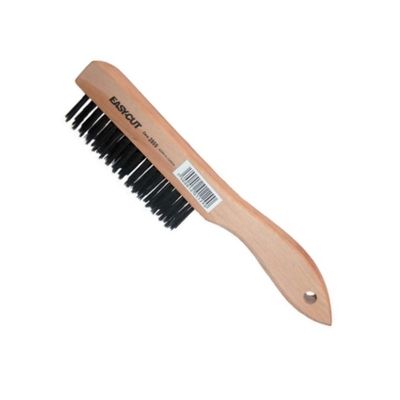 CEPILLO CON MANGO DE MADERA (CERDAS ACERO AL CARBON) P/ SOLDADOR  EASY-CUT AUSTROMEX 2869