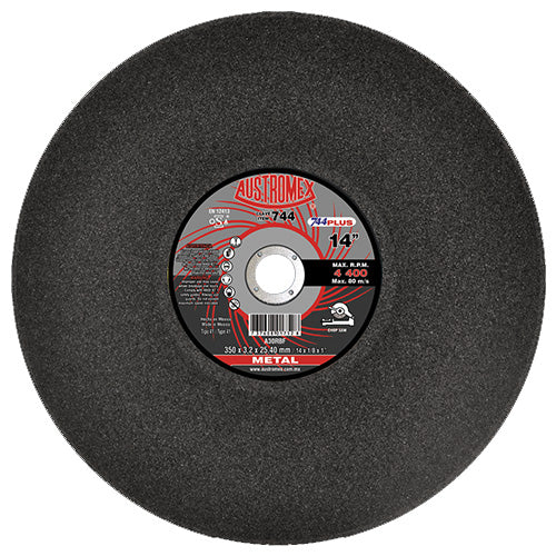 DISCO CORTE METAL 14" X 1/8 X 1" (P/ CORTADORA) (CORTE SUAVE) AUSTROMEX 744