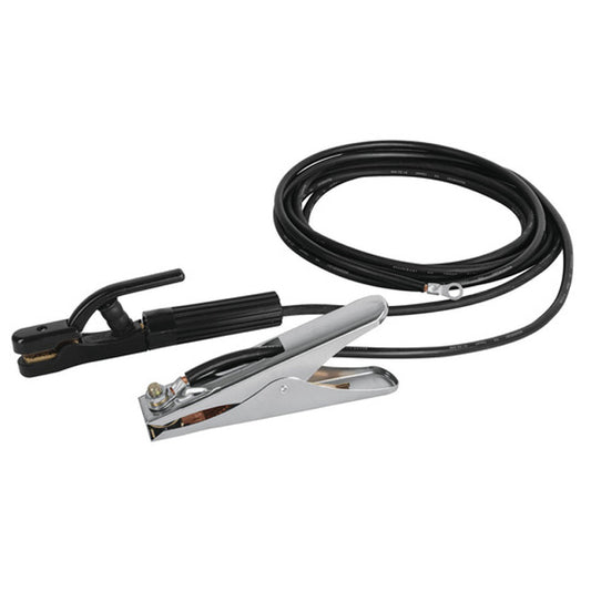 CABLES PARA SOLDAR 7mts (3 + 4) JUEGO CON PINZAS Y TERMINALES  CBSOL002