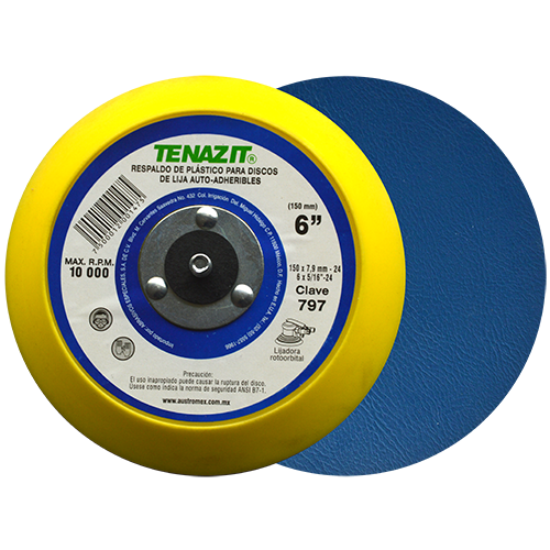 RESPALDO P/ DISCO DE PEGAMENTO 6'' X 5/16 AUSTROMEX 797