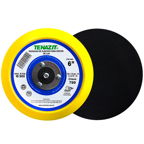 RESPALDO P/ DISCO DE LIJA 6" X 5/16" AUSTROMEX 799