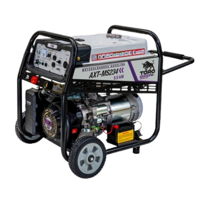 MOTOSOLDADORA A GASOLINA 25lts CD 110V 14Hp 200Amp 5500W AXT-MS232