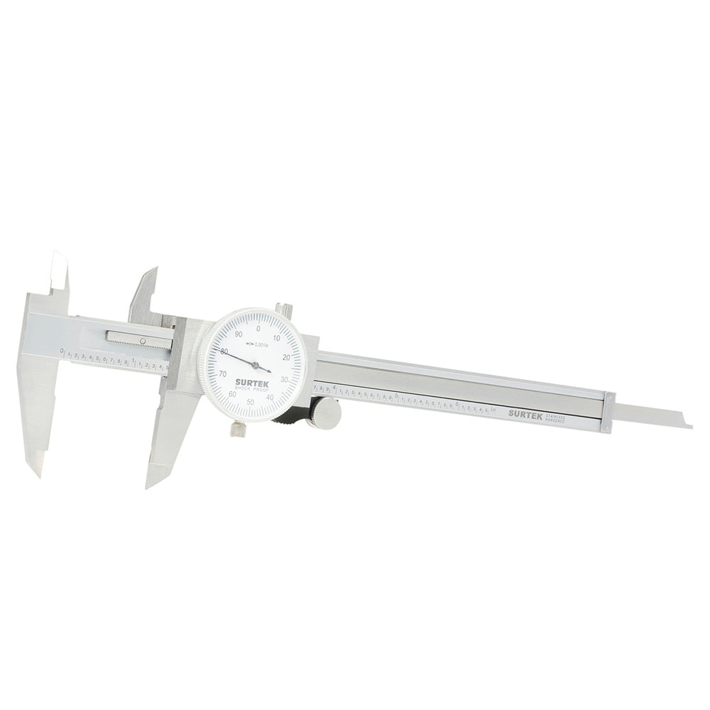 CALIBRADOR PIE DE REY DE CARATULA 0-6" SURTEK 122202