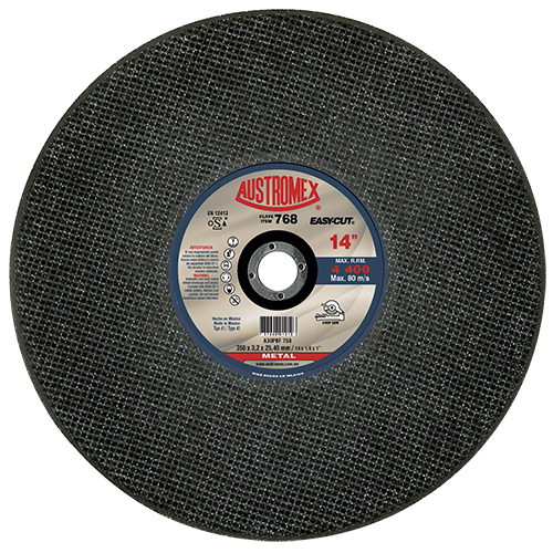 DISCO CORTE METAL 14" X 1/8 X 1" (P/ CORTADORA) AUSTROMEX 768