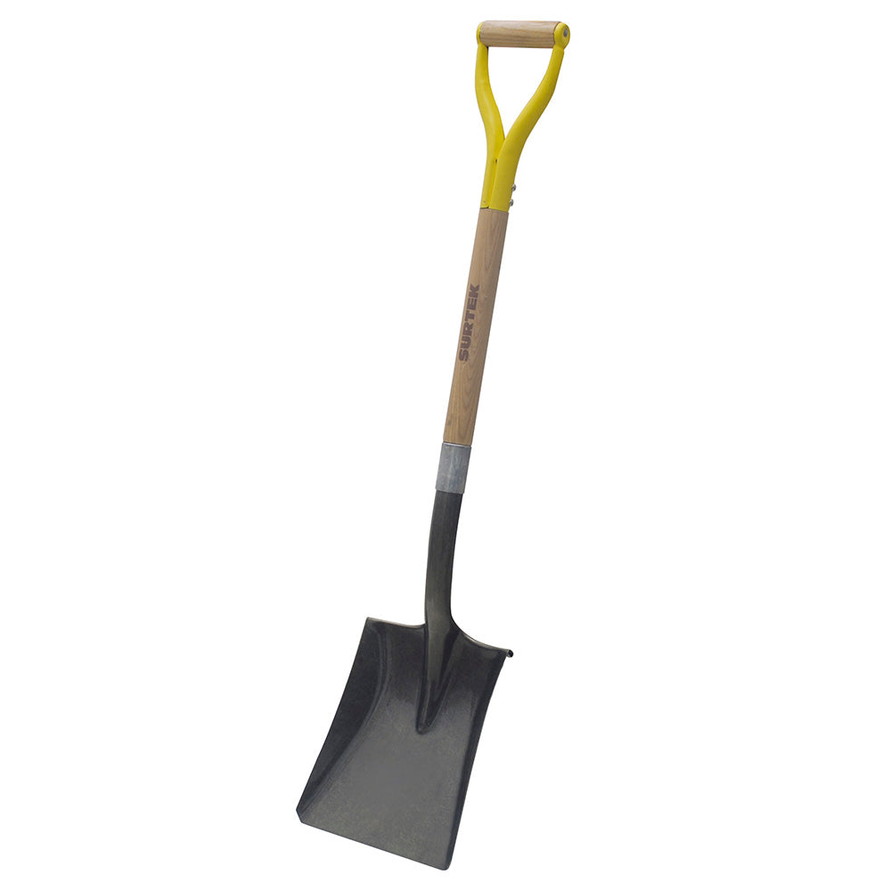 PALA CUADRADA INDUSTRIAL MANGO MADERA Y PUNO "Y" METALICO SURTEK 130621