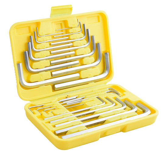 LLAVES ALLEN HEX (JUEGO 25PZ) STD Y MM (CON ESTUCHE) SURTEK ALLF25
