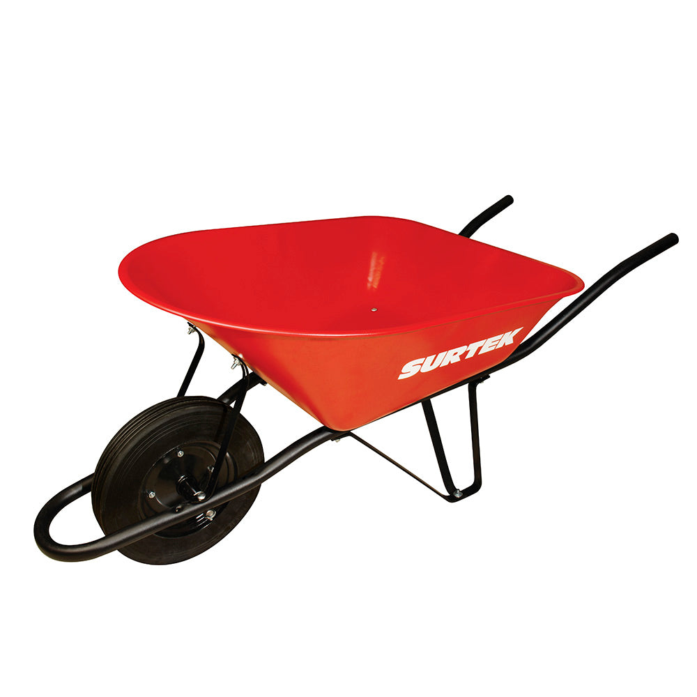 CARRETILLA ROJA SURTEK 105 LTS LLANTA 4 CAPAS (REFORZADA) CAT604