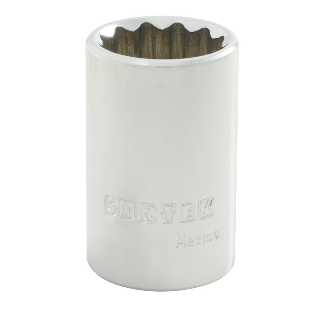 DADO 1/2" METRICO 12 PUNTAS 21MM SURTEK F5821M