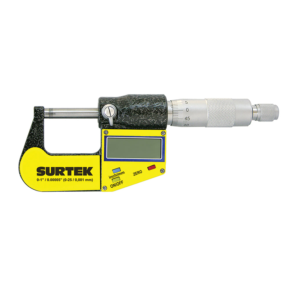MICROMETRO DIGITAL 0-1" SURTEK 122230
