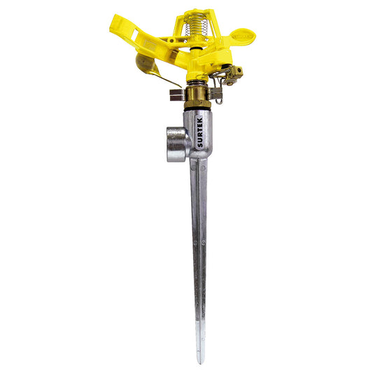 ASPERSOR METALICO REGULABLE C/ESTACA 1 VIA (3/4") SURTEK 130318