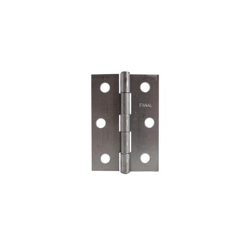 BISAGRA PERNO REMACHADO 2.5" X 1.75" ACERO PULIDO B10-A-250/BA2.5-A