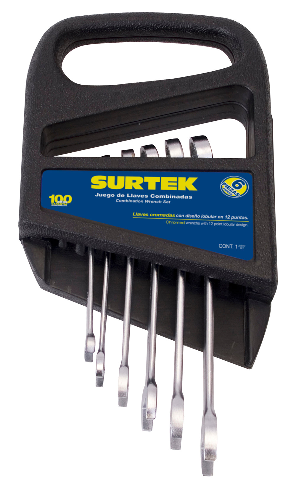LLAVES MIXTAS (JUEGO 6PZ) 9-15MM SURTEK F04M
