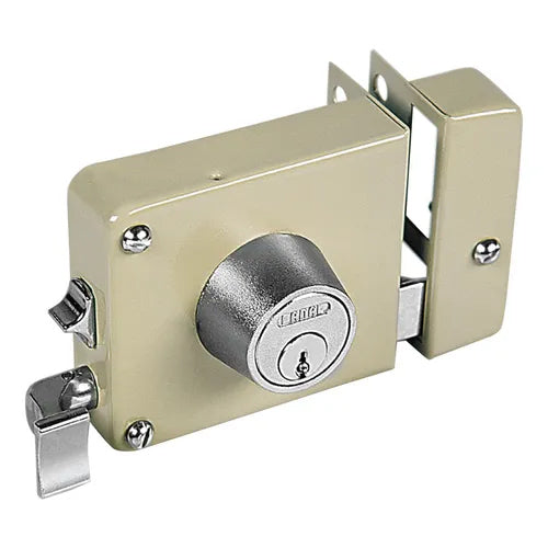 CERRADURA DE SOBREPONER FERKY 175 TRAD 3 PASOS DERECHA BEIGE CS175PBD-PE