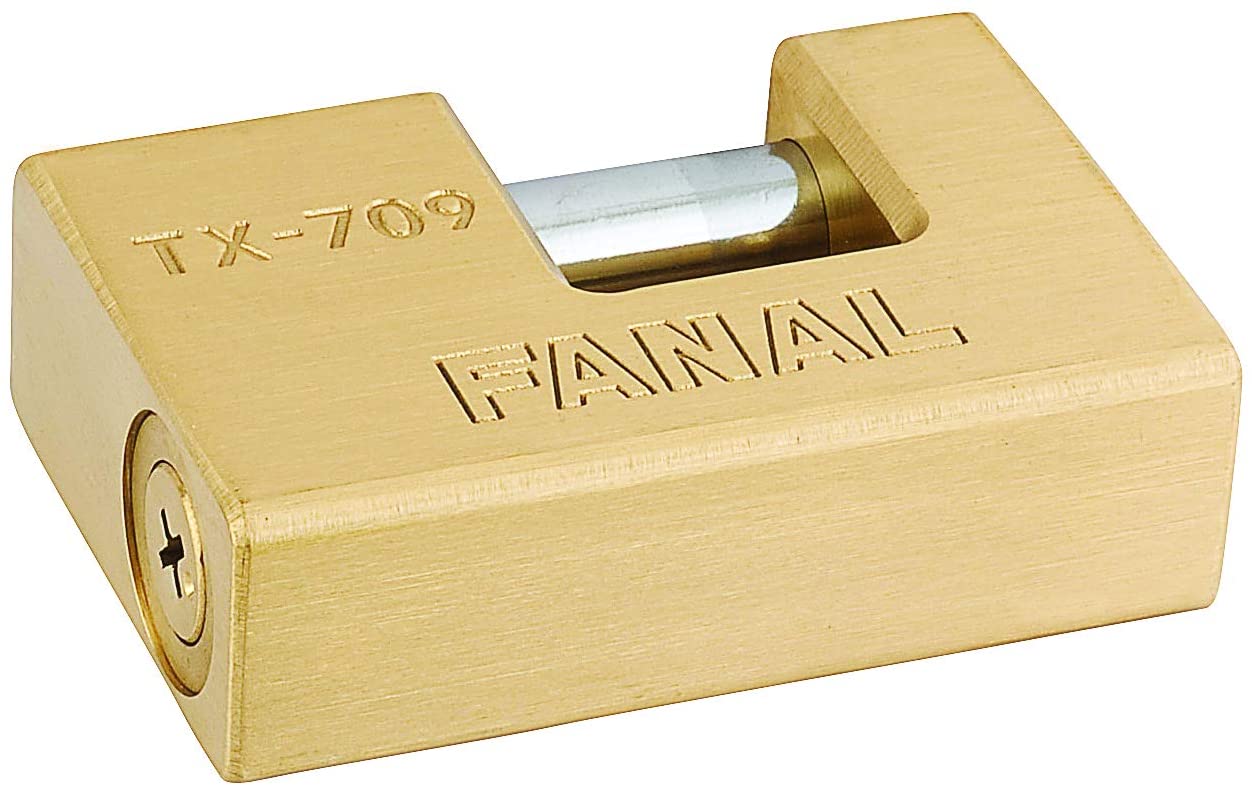 CANDADO ANTIPALANCA FANAL LLAVE TETRA  75MM TX-709