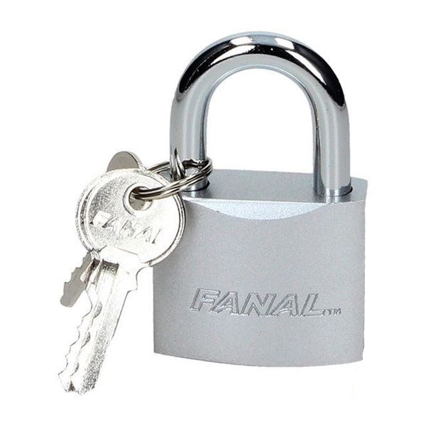 CANDADO DE HIERRO FERKY PLATA 50 MM ARCO CORTO CHI50PGC