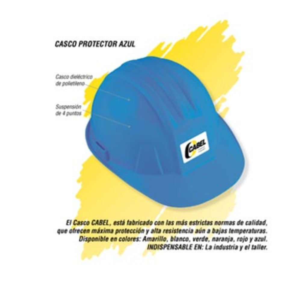 CACHUCHA DIELECTRICA AZUL (CASCO) CABEL
