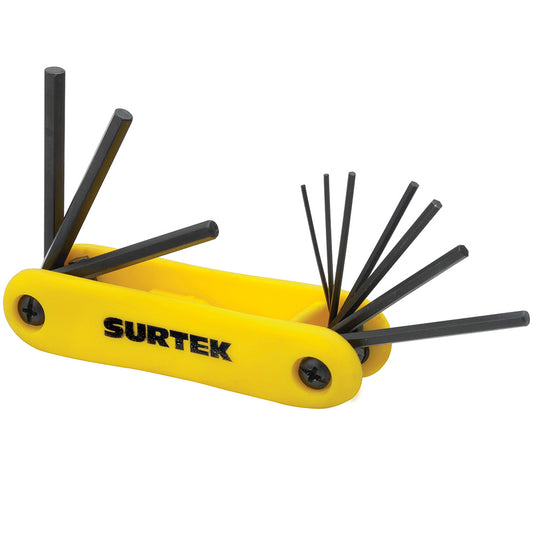 LLAVES ALLEN (JUEGO 10PZ) MM TIPO NAVAJA 1.3 A 6MM SURTEK ALLFNP10M