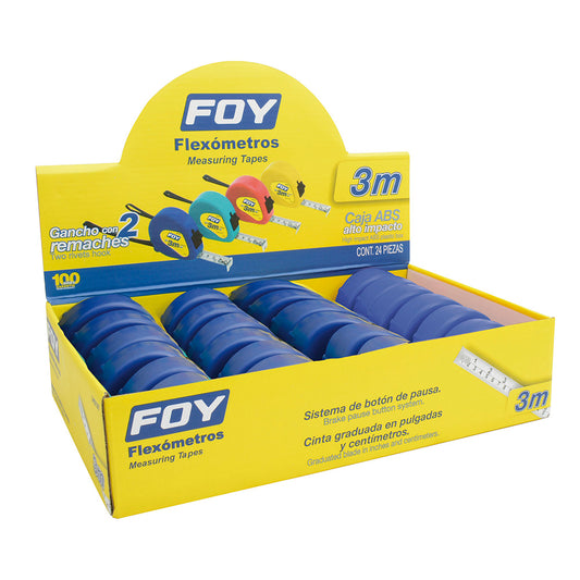 FLEXOMETRO 3MTS (USO REGULAR) FOY 142129 (AZUL)